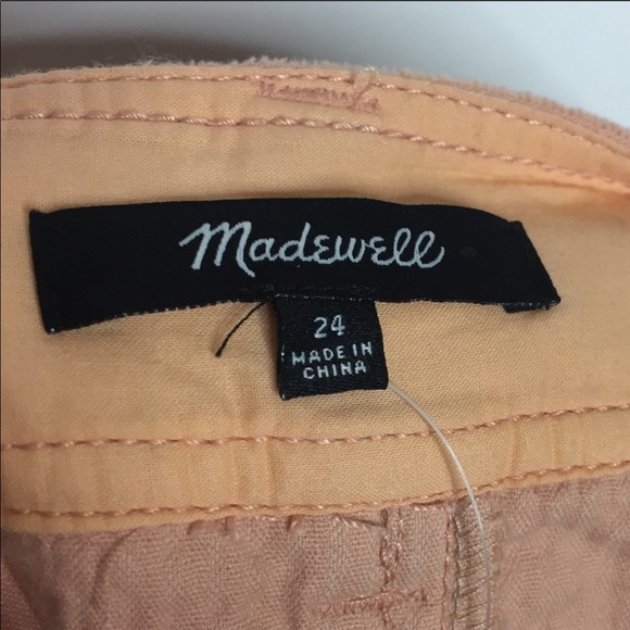 Madewell Corduroy A-line Mini Skirt Tinted Blush - Picture 6 of 8